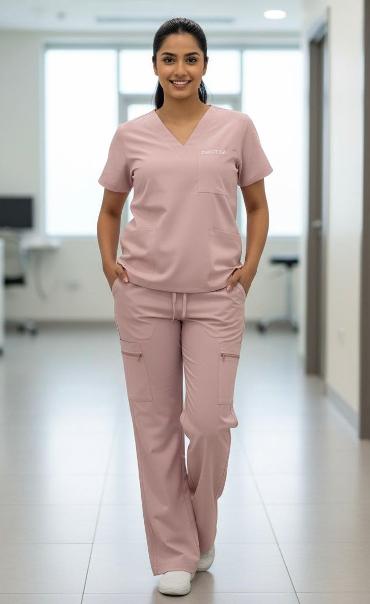Signature CHICITSA Scrub Set- Women- 9 Pockets - Free Customization