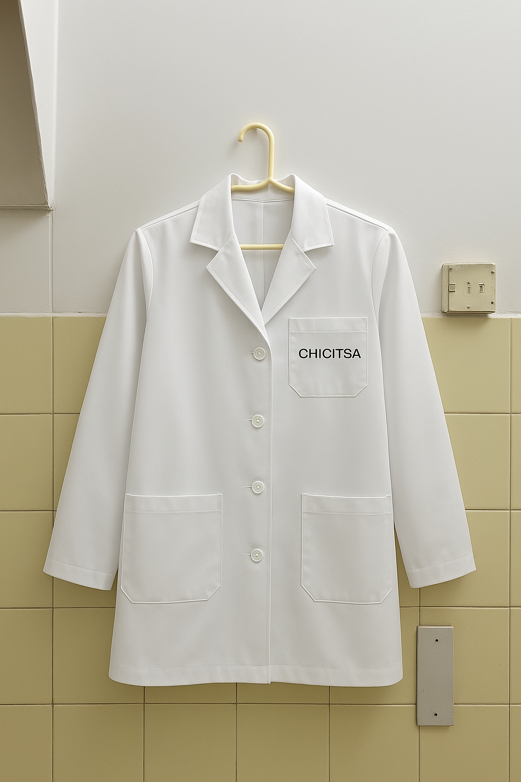 CHICITSA Belted Lab Coat- 4 Pockets- Free Customization