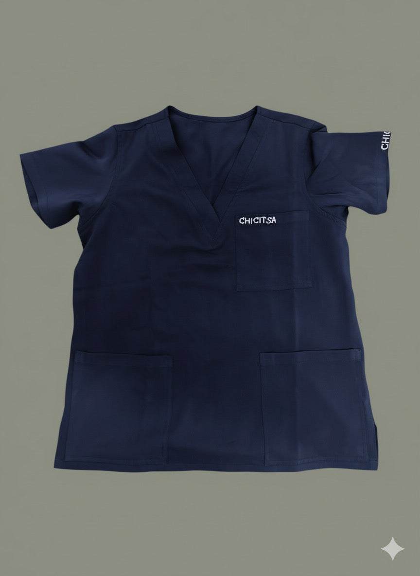 CHICITSA premium scrubs-Top - 3 Pockets- Free Customization